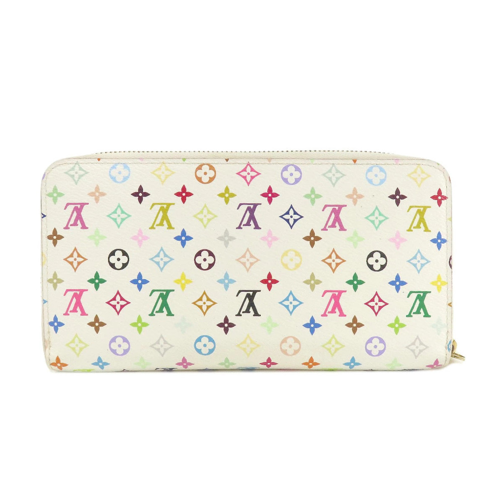 Louis Vuitton Zippy Multicolor Monogram Long Wallet Canvas Wallet Brown